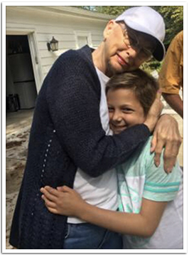 Ashley with her Grandma