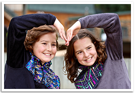 Bailey and Lily at One Step at a Time camp