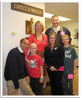 Brandon rings the MACC Fund's Cancer free bell!