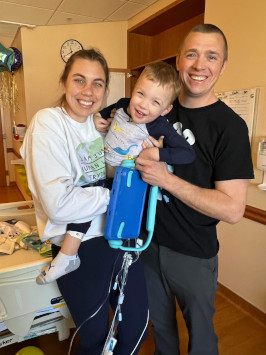 Tanner in hospital